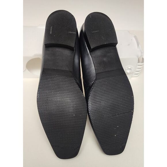 RENZO FONTANELLI Women's Gray Leather Ballet Flat Shoes Size 8B - Picture 11 of 11